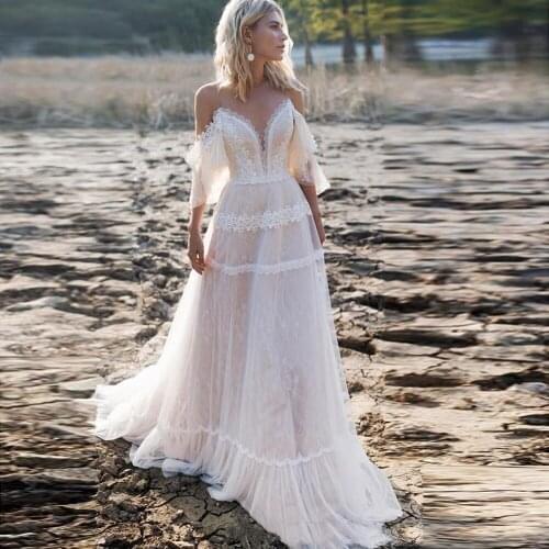 Пляжные свадебные платья BWSPAUH Dress China At AliExpress