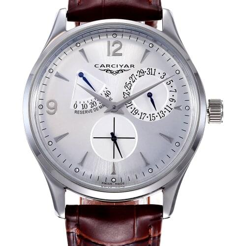 Watch Men St1780 Automatic Mechanical Wristwatch Vintage Business Stainless Steel Water Resistant Watches Relojes Para Hombre