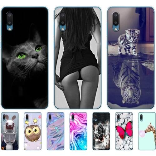 For Samsung A02 cover Soft Silicon Tpu phone Back case For Samsung Galaxy A02 GalaxyA02 A 02 SM-A022G a022 Bumper 6.5inch flower