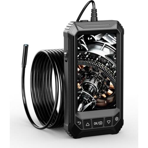 5Inch IPS Display 1M Cable 1080P Endoscopic Electronic Camera IP67 Waterproof Grade with 6LED Lights 5.5mm Lens Photo Video Mode