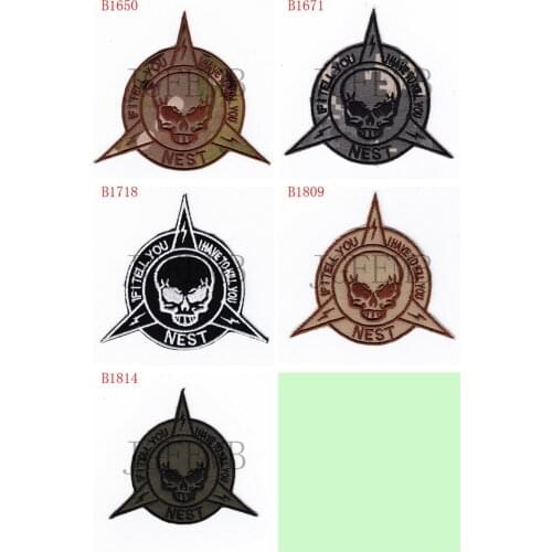 NEST If I tell you I have to kill you Morale tactics Military Embroidery patch