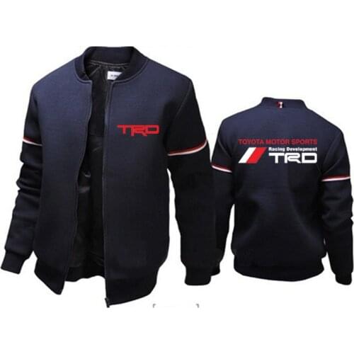 Summer Toyota TRD Motorsport Mens New Comfortable Jacket Round Neck Jacket All-Match Fashion Hip Hop Sports High Street Top