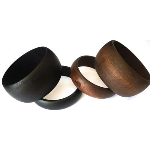 2021 Big size 70mm Diameter Men Round DIY Natural Wooden Large Bangles Wood Bracelet Jewelry Unique Bangles