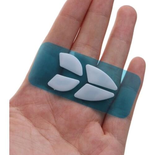 1Pack Ice Version Tiger Gaming Mouse Feet Sticker Mouse Glide Curve Edge Replacement for Glorious Model O Odin Mouse T84C