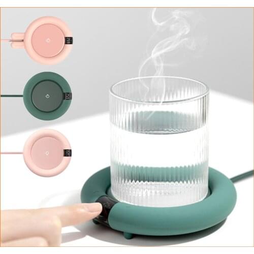 New Mini creative Cute Heating Coaster Warmer Heat Base Adjustment Constant Temperature Mug Mat Keep Drink Warm Heater mat