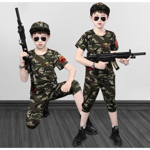 4-14 Years Summer Boy Clothing Set 2021 New Fashion Casual Active T-shirt+ Pant Kid Children Boy Teenager Clothing
