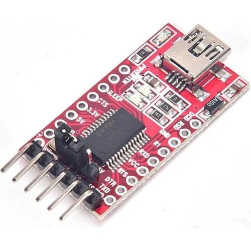 1pcs FT232RL USB To TTL Serial Converter Adapter Module 5V And 3.3V For TTL/CMOS Level for Arduino Mini Port