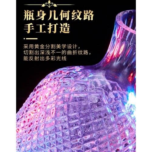 Rotary Tumbler Top Wine Crystal Creative Fast Shaking Household Light Luxury High grade Net Red