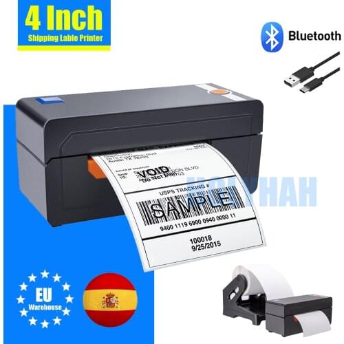 High Speed 426 Shipping Label Printer 4 Inch Thermal Barcode Printer Bluetooth Usb Port for E-business Sticker Phone Mac Windows