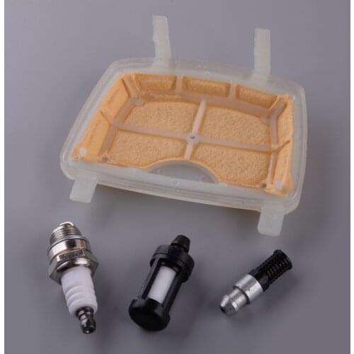 4pcs Air Fuel Oil Filters Spark Plug Service Kit Accessories Fit For Stihl MS171 MS181 MS211 Chainsaws