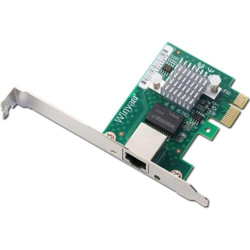 WYI225T1 PCI-E Gigabit 2.5g NETWORK Card Desktop Server I210-T1