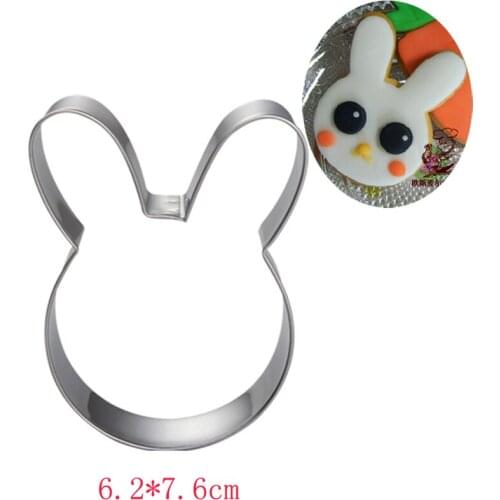 1pcs patisserie reposteria galletas Cartoon Rabbit Cookie Cutter Biscuit Mould Fondant Cake Decorating Tools Kitchen Dinning Bar