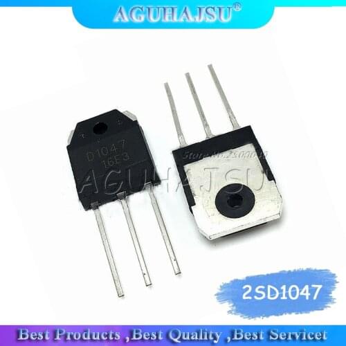 5PCS 2SD1047 TO247 D1047 12A140V TO-3P POWER TRANSISTORS new and original IC