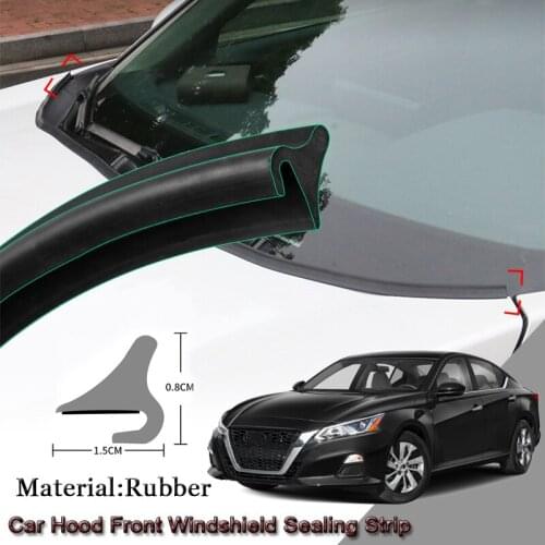 DIY Car Seal Strip Windshied Spoiler Filler Protect Edge Weatherstrip Strips Sticker Car Accessories For Nissan Altima 2016-2020