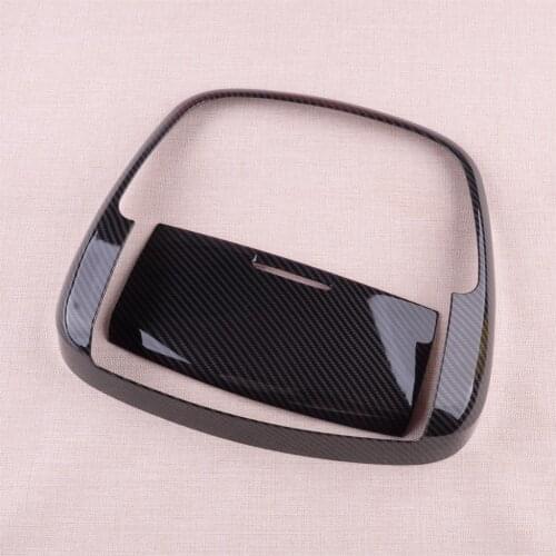 Black ABS Car Front Roof Reading Light Cover Lamp Trim Bezel Frame fit for Dodge Charger Durango 2019 2018 2017 2016 2015 2014