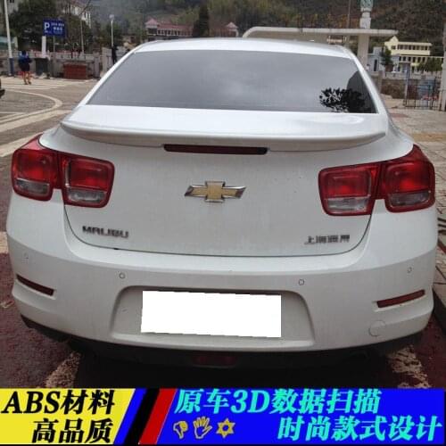 Use for chevrolet malibu spoiler 2012-2017 malibu spoiler High Quality ABS Material Car Rear Wing Primer Color Rear Spoiler