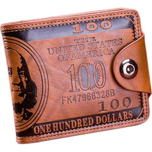 2020 Fashion Brand Leather Men Wallet 2020 Dollar Price Wallet Casual Clutch Money Purse Bag Credit Card Holder New