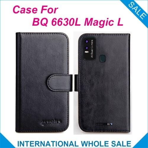 BQ 6630L Magic L Case 6 Colors Flip Slots Leather Wallet Cases For BQ 6630L Magic L Cover Slots Phone Bag Credit Card