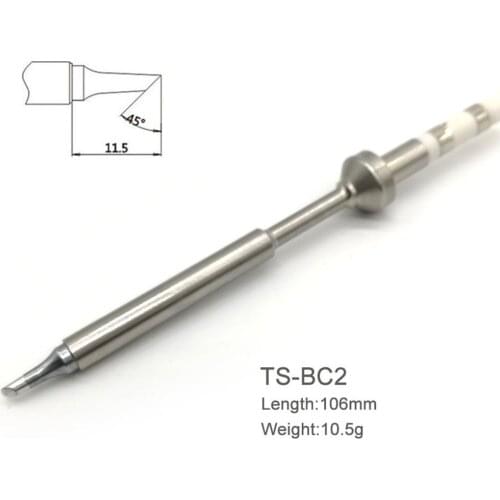 TS100 Mini Soldering Iron Digital Soldering Iron Tip Replacement Bit Head B2 BC2 C4 D24 K I Ku ILS C1 Lead Free