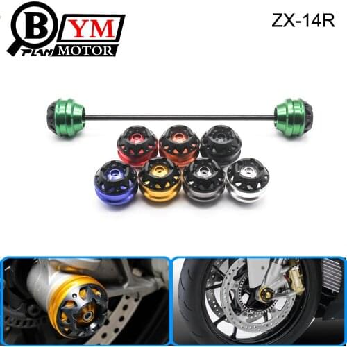BYM CNC Modified+Motorcycle Front wheel drop ball / shock absorber for KAWASAKI ZX-14R 2011-2015