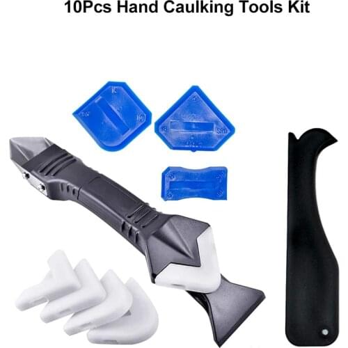 Hand Caulking Tools Kit Caulk Remover Tools Silicone Sealant Finishing Tool Caulk Nozzle Applicator Finishing Tool for Window