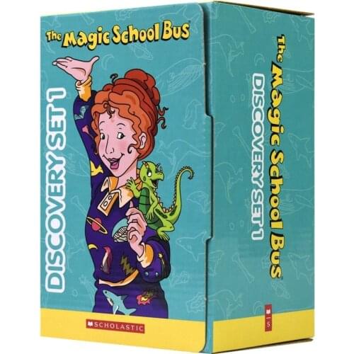 3-9 year 10 book/set Children English story book Magic School Bus Discovery Set 1 English picture book English Enlightenment
