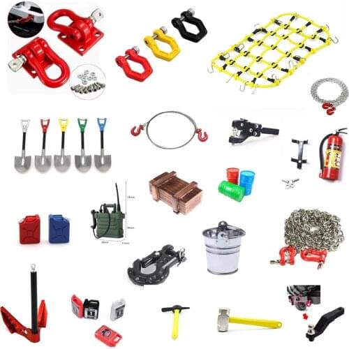 Rc Auto Metalen Aanhanger Trekhaak Accessoires Voor 1:10 Rc Crawler Traxxas TRX4 TRX6 Axiale SCX10 90046 AXI03007 Redcat Mst dec