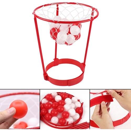Adjustable Headband Hoop Basketball Catching Game with 20 Balls Parent-child Funny Outdoor Toys