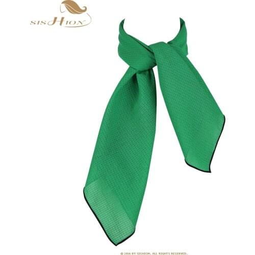 SISHION 2021 New Chiffon Scarves 70cm*70cm White Red Green Pink Yellow Retro Vintage Soft Square Women Shawl Scarf SD0017