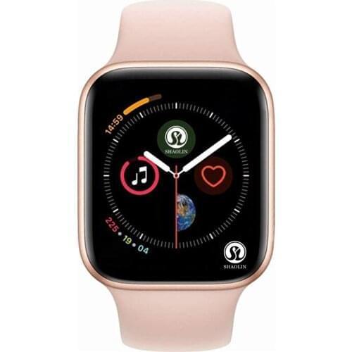 Smart Watch Series 6 Bluetooth SmartWatch Case for Apple Watch iPhone Xiaomi Android Smart Phone NOT Apple Watch (Red Button)