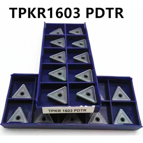 Lathe tool TPKR1603 PDTR LT30 high quality triangular outer metal turning blade CNC machine parts carbide insert milling tools