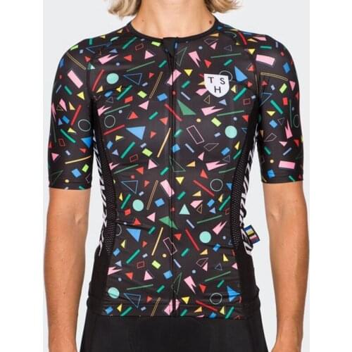 WOMENS RACE FIT JERSEY 2022 Black Female cycling clothing Breathable Quick dry short sleeve cycling Jersey maglia ciclismo