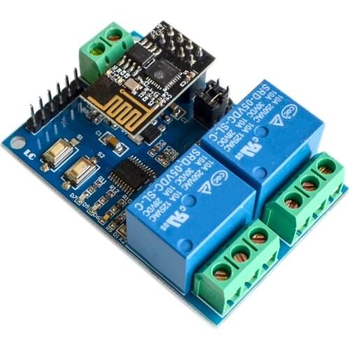 5V ESP8266 ESP-01 2 Channel WiFi Relay Module 2 Channel Relay Module For IOT Smart Home