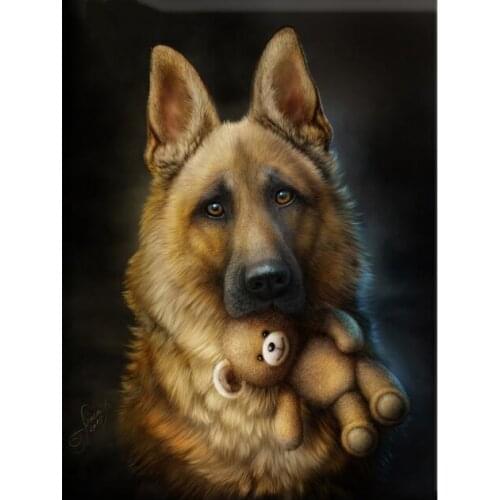 Dog diamond painting full husky animals mosaic art picture embroidery cross stitch rhinestones picture puzzle wall decor gift