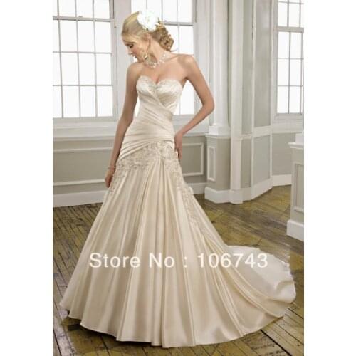 Free shipping 2020 new style hot sale Sexy bride sweet princess Custom size criss-cross lace beading wedding dress/gown/wear