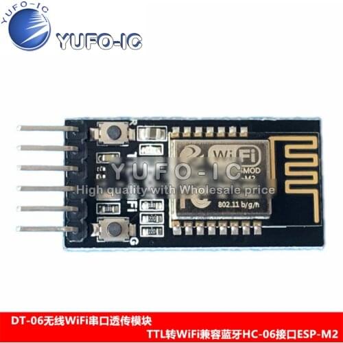 DT-06 wireless WiFi serial passthrough module turn WiFi TTL compatible bluetooth HC-06 interface ESP-M2