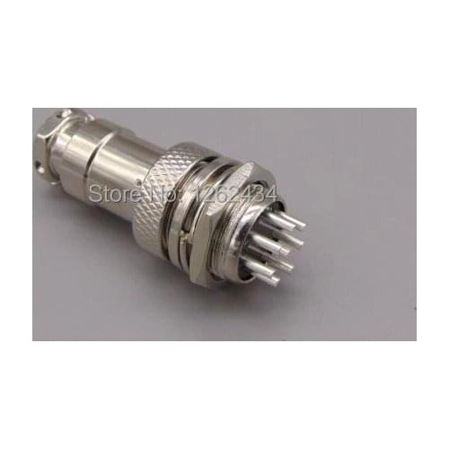 GX16 GX 16 8Pin 8p Connector Connectors Socket Aviation Plug 16mm Male & Female