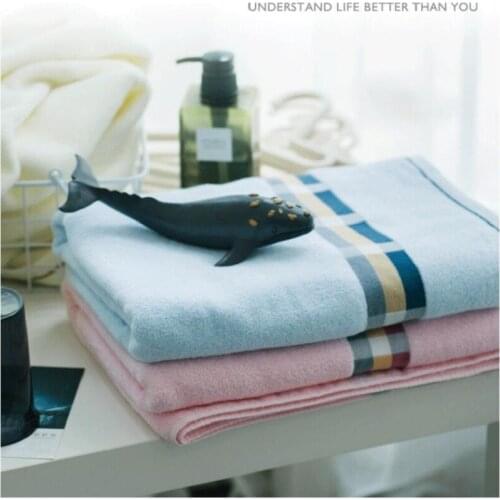 UBRUSH Cotton thickened absorbent adult bath towel Wholesale broken jacquard supermarket advertising gift bath towels