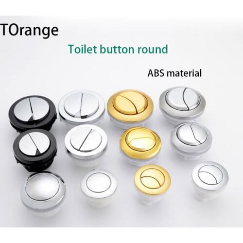 Toilet cover button accessories single and double button round old fashioned toilet tank cover button switch universal