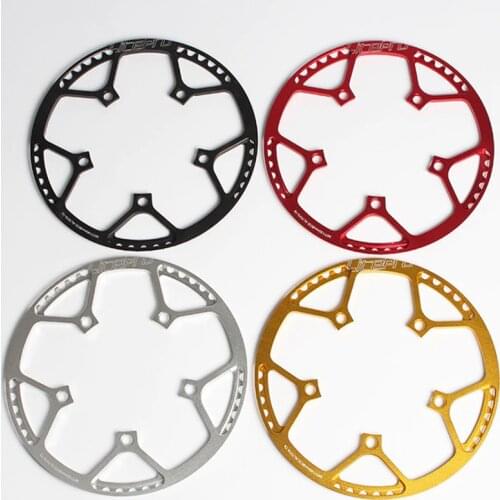 Litepro BCD130 Round Plate Single Disc Gear Folding BMX Small Bike Bicycle 45 47 53 56 58T Chainwheel Crank