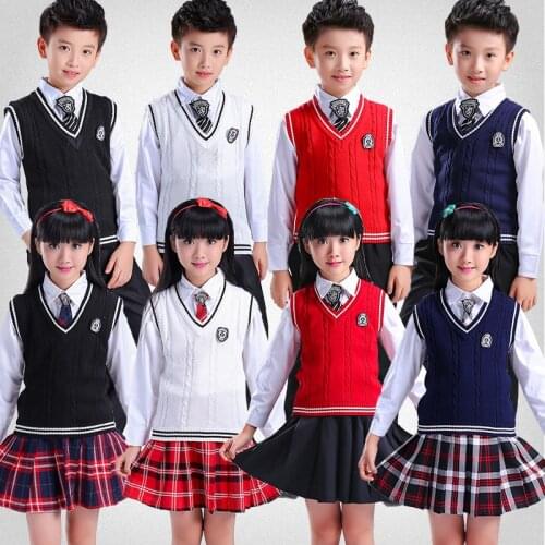 New childrens choir service student uniforms England autumn and winter boys and girls poetry groups costumes