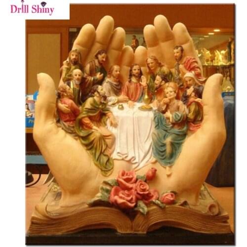 New painting Hand Religion diy diamond painting full square buddha 5d cross-stitch pattern diamond embroidery religion picture