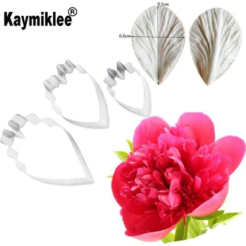 Large Peony Petal Veiner &Cutter Silicone Cake Decorating Molds Gumpaste Molds Cake Decorating Moulds Cake Chocolate Tools CS216