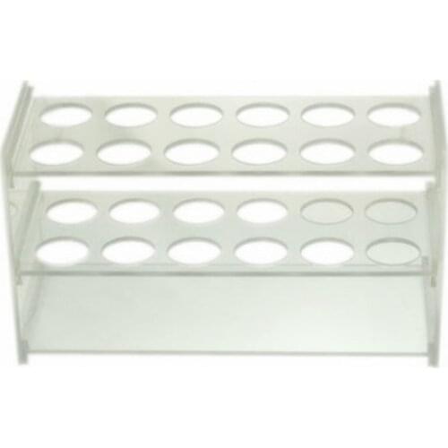 1pcs Test Tube Rack Plexiglass Laboratory Test tube Stand Shelf Lab School Supplies 12 holes