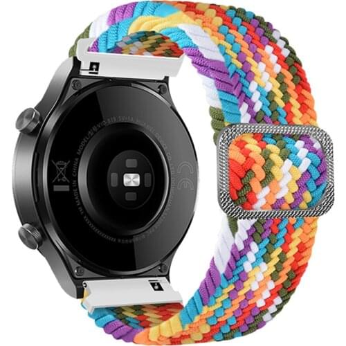 Nylon Elastic Band Strap smart Watch Traditional Watch Wristband Bracelet Replacement for Huawei Samsung Galaxy Watch 46mm 42mm