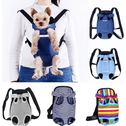 Pet Dog Carrier Backpack Mesh Camouflage jeans Outdoor Travel Products Breathable Shoulder Handle Bags for Dog Cats Chihuahua