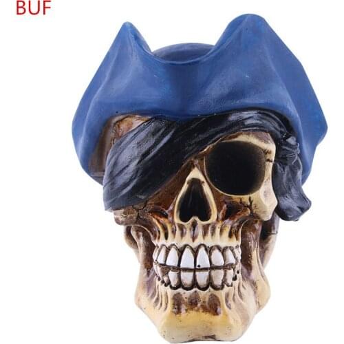 Resin Craft Statues For Decoration Skull Modern Home Decoration Accessories Creative Skull Sculpture Office Decoration Replica