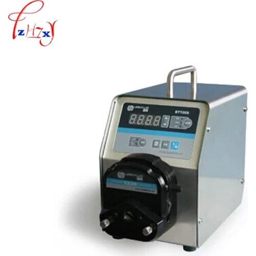 110v / 220v Led digital display low flow Precise variable speed peristaltic pump for water pumps fluid BT100S-ZY15 1pc