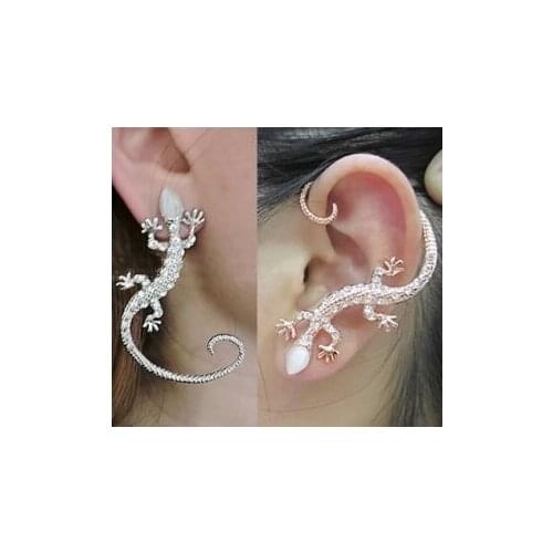 Ahmed Jewelry Fashion Vintage korea Gecko earring jackets For Woman 2015 New Factory Price Free shipping E35