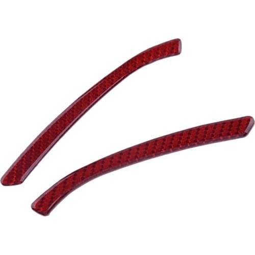 1 Pair Red Carbon Fiber Car Dashboard Instrument Panel Cover Trim Sticker Fit For Nissan 370Z 2009 2010 2011 2012 2013 2014-2020